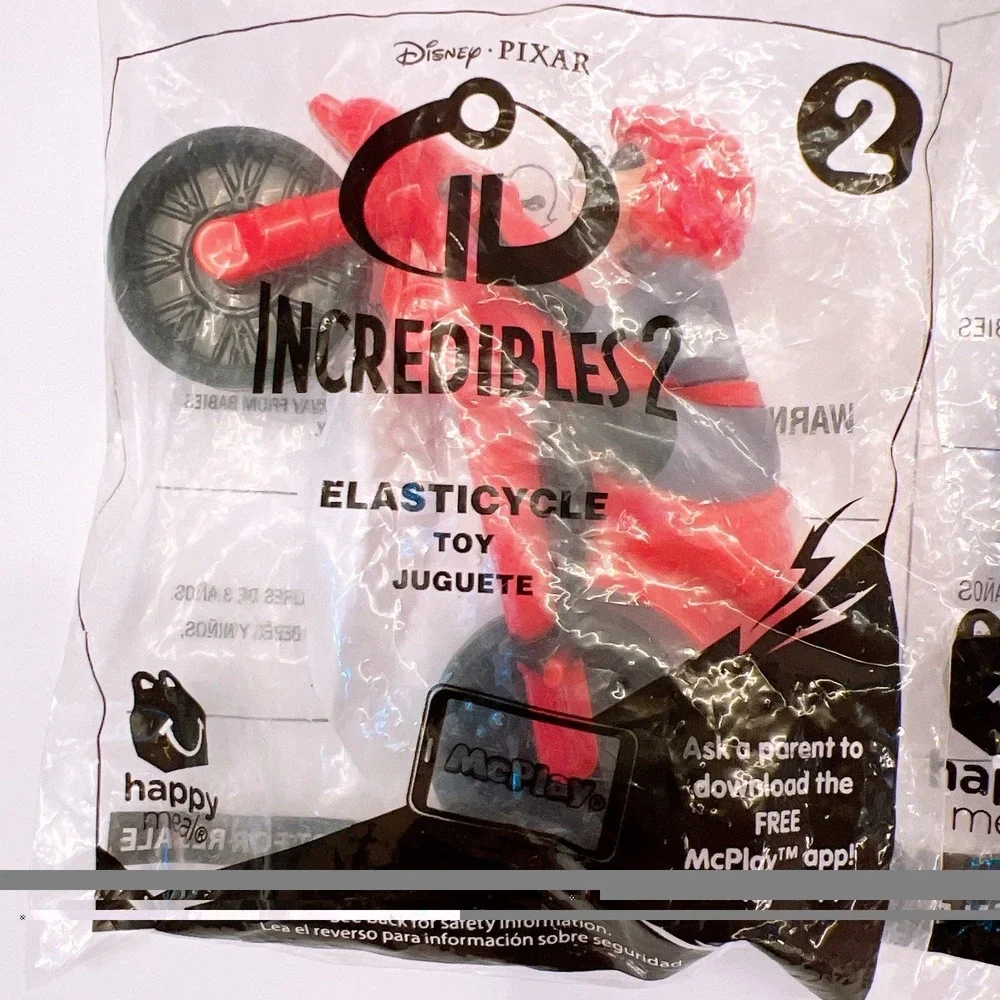 McDonald's 2018 Happy Meal Toys The Incredibles 2 Disney Pixar's New in‎ Package